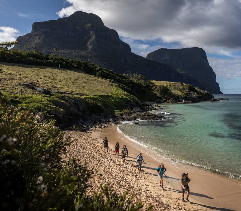 Lovers Bay Lord Howe Island NSW walking