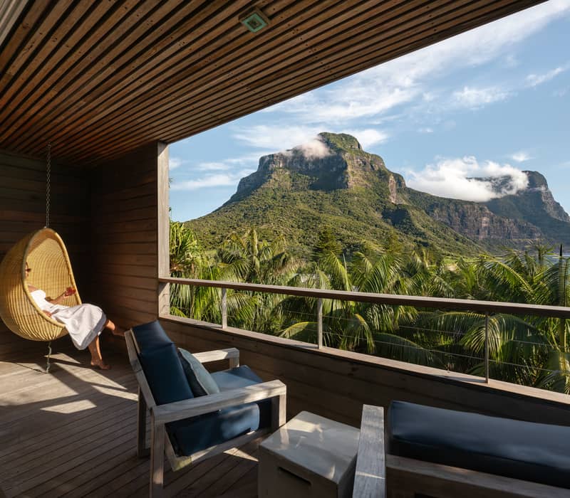 View from Capella Lodge of Lord Howe Island