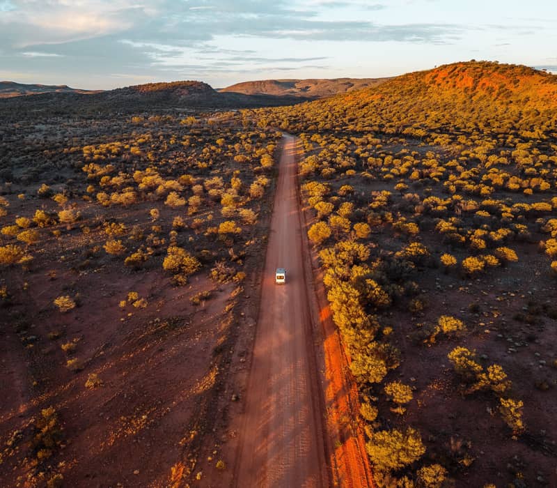 Northern territory West MacDonnell Ranges Road Trip